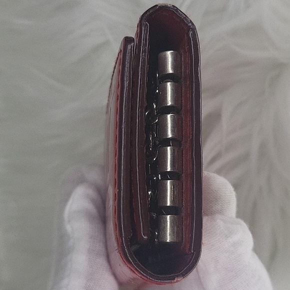 Burberry key holder red case 5 rings - Picture 4 of 17